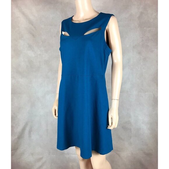 MONTEAU Sleeveless Teal Fit and Flare Dress NEW Size 1X - Picture 7 of 10